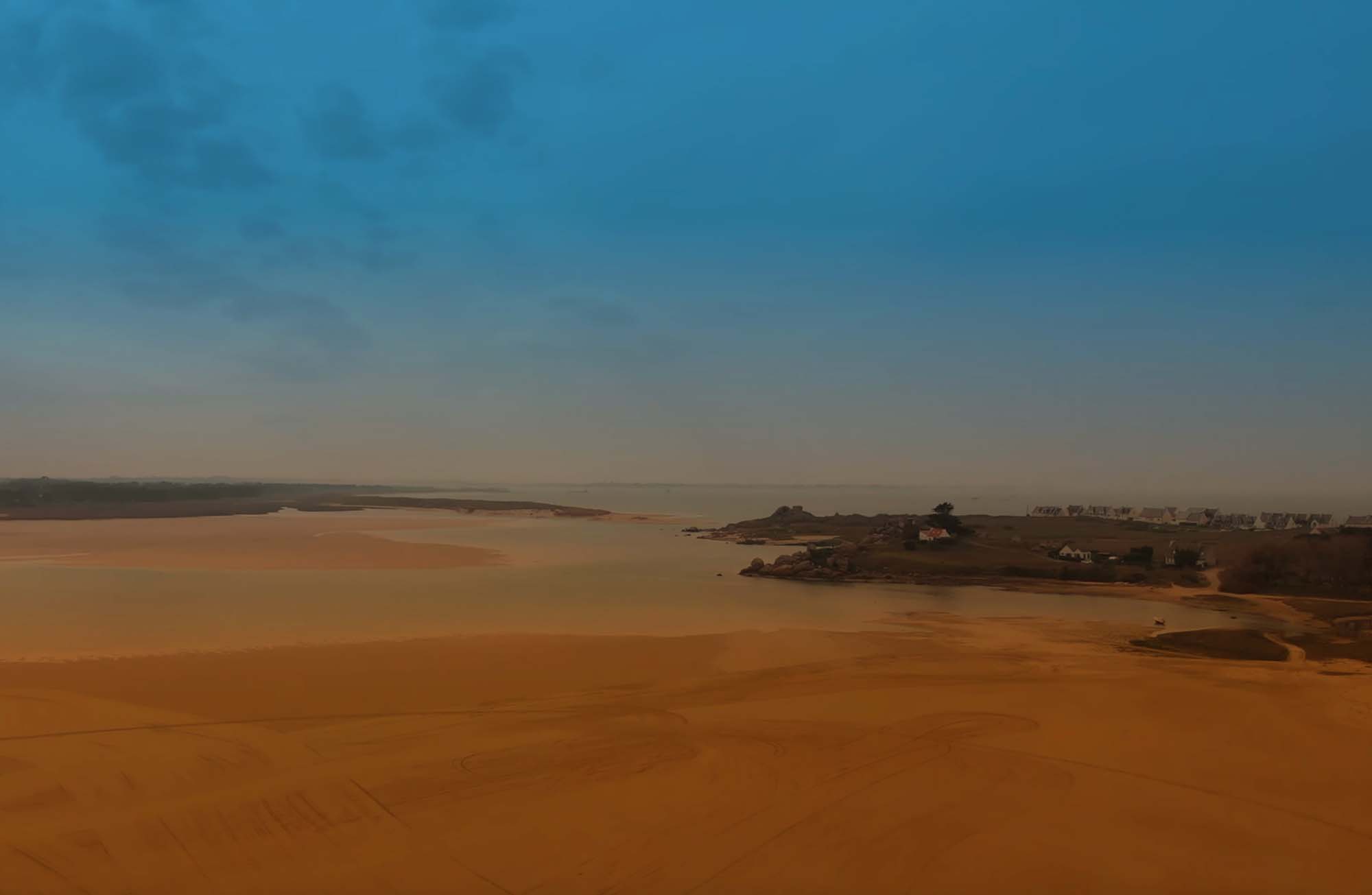 La plage du Kernic - La Fondation de Plouescat